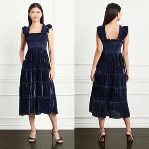 Hill House Navy Midi Dress